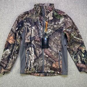 Nomad Mergence Soft Shell Jacket Mens Medium Mossy Oak Camo Scent Control